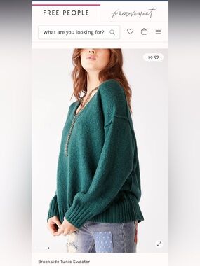 Free People Brookside Tunic Sweater